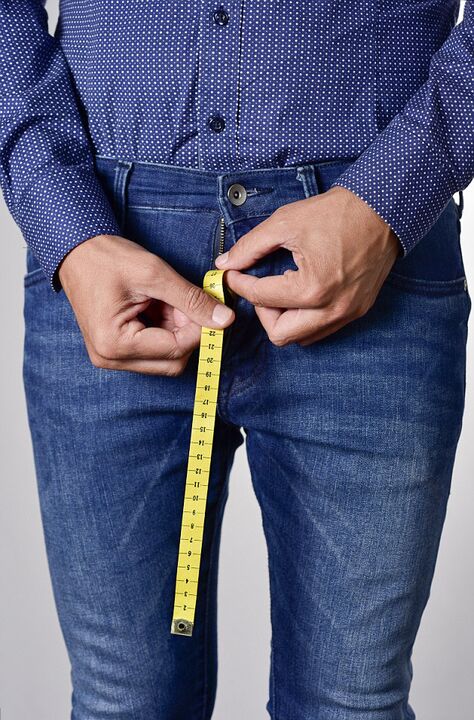 meranie mužského penisu s centimetrom